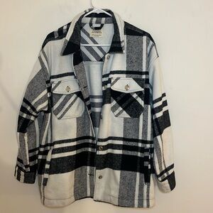 Black and white jacket